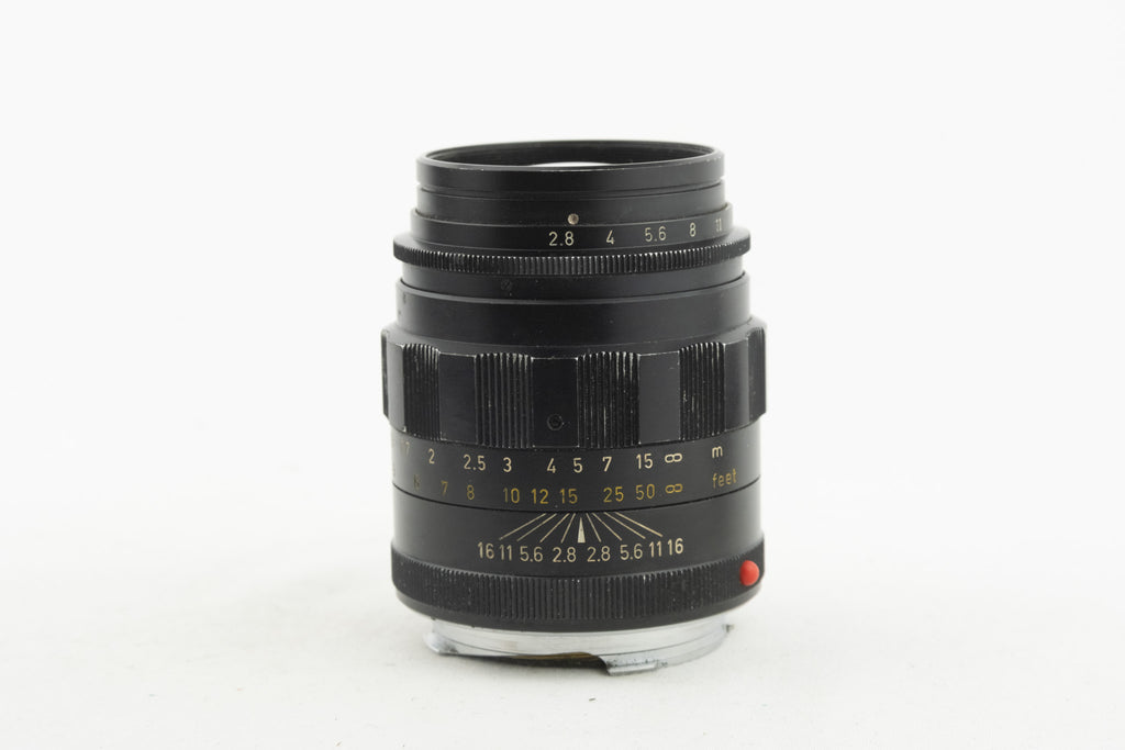 Leica Tele-Elmarit 90mm f/2.8 – M-Objektiv in schwarz, leichte Gebrauchsspuren